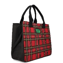 BARBOUR X GANNI WAXED COTTON TOTE BAG
