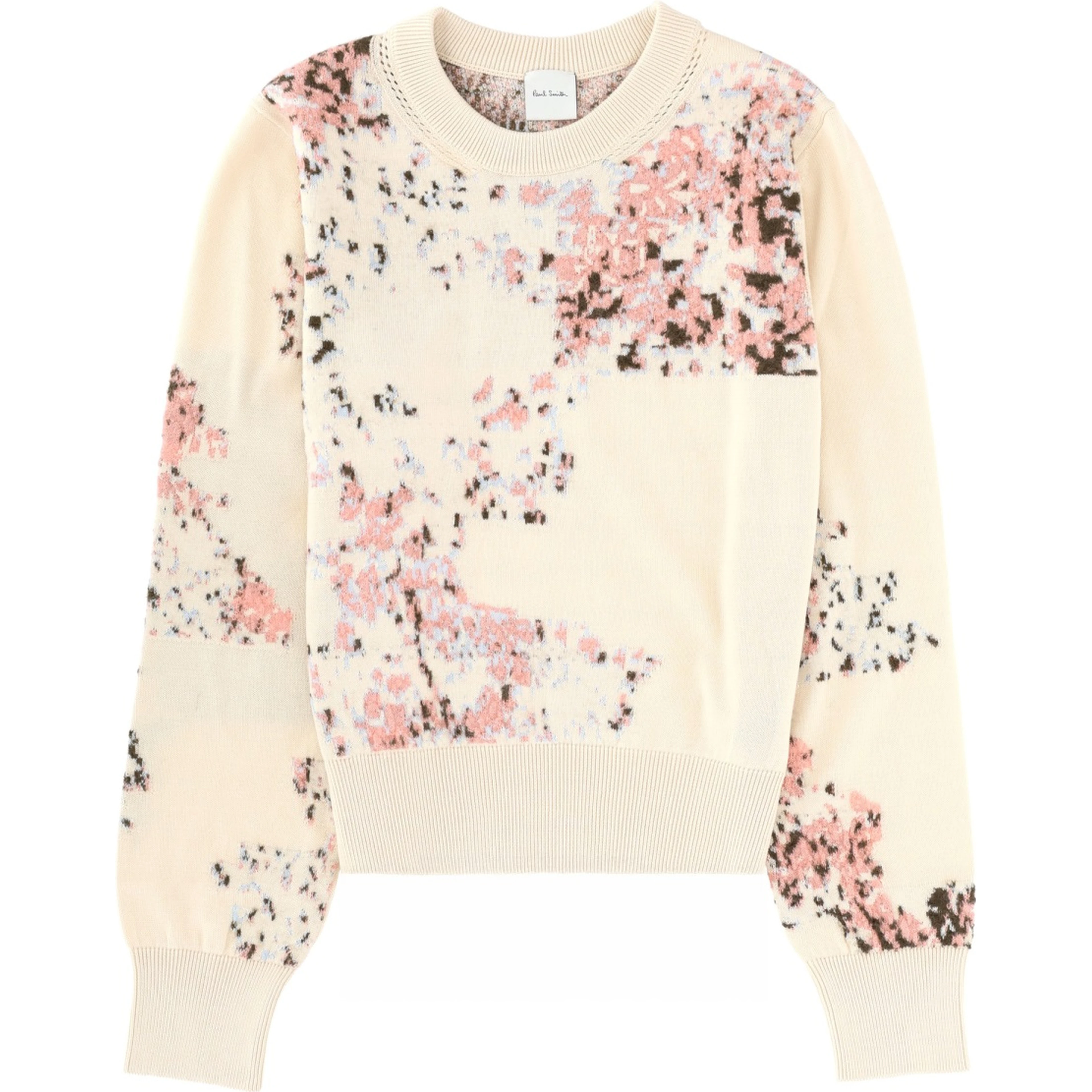 COTTON AND MOHAIR BLEND SWEATER