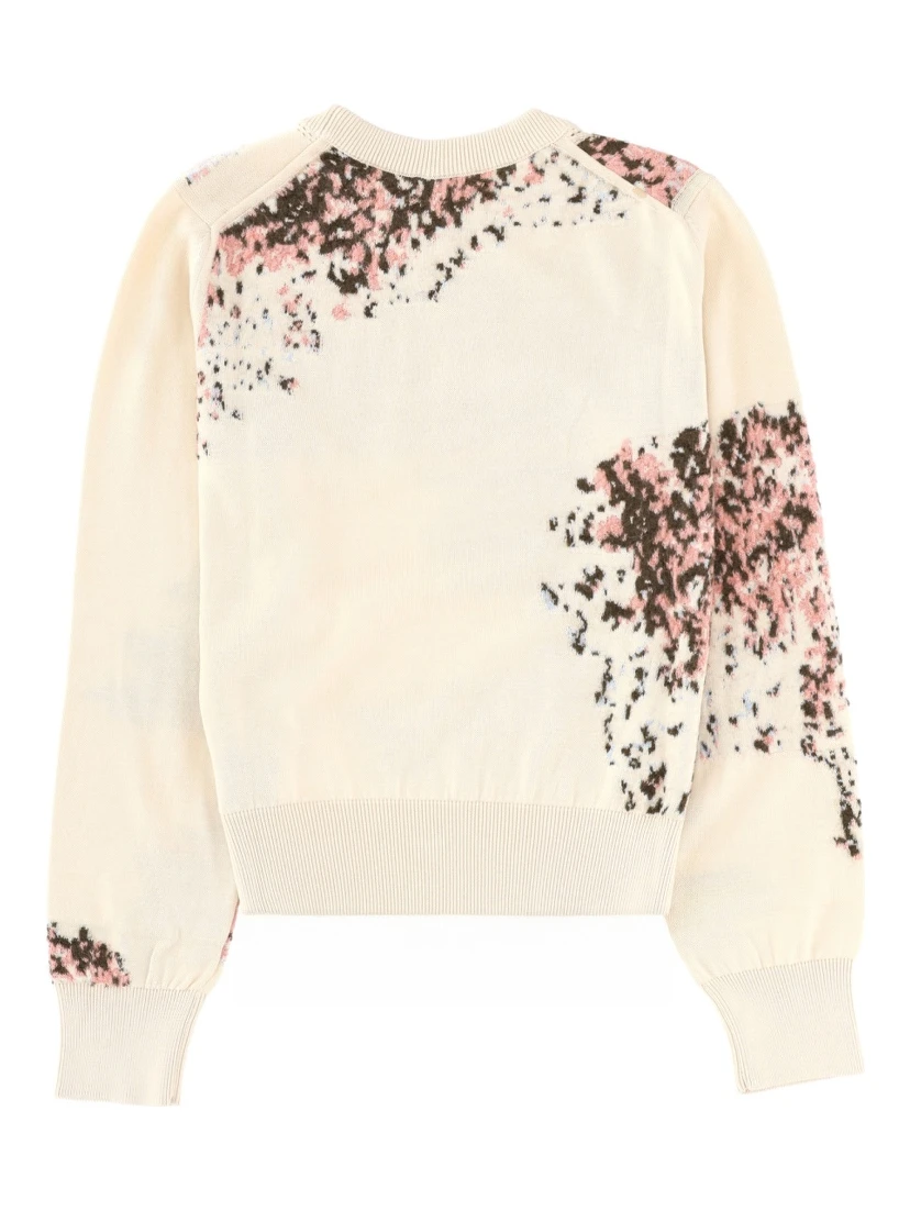 COTTON AND MOHAIR BLEND SWEATER