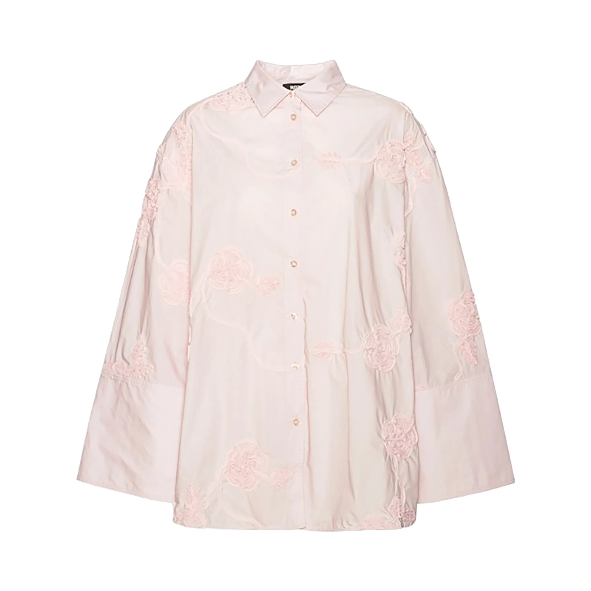 OVERSIZED SHIRT WITH FLORAL DETAILS