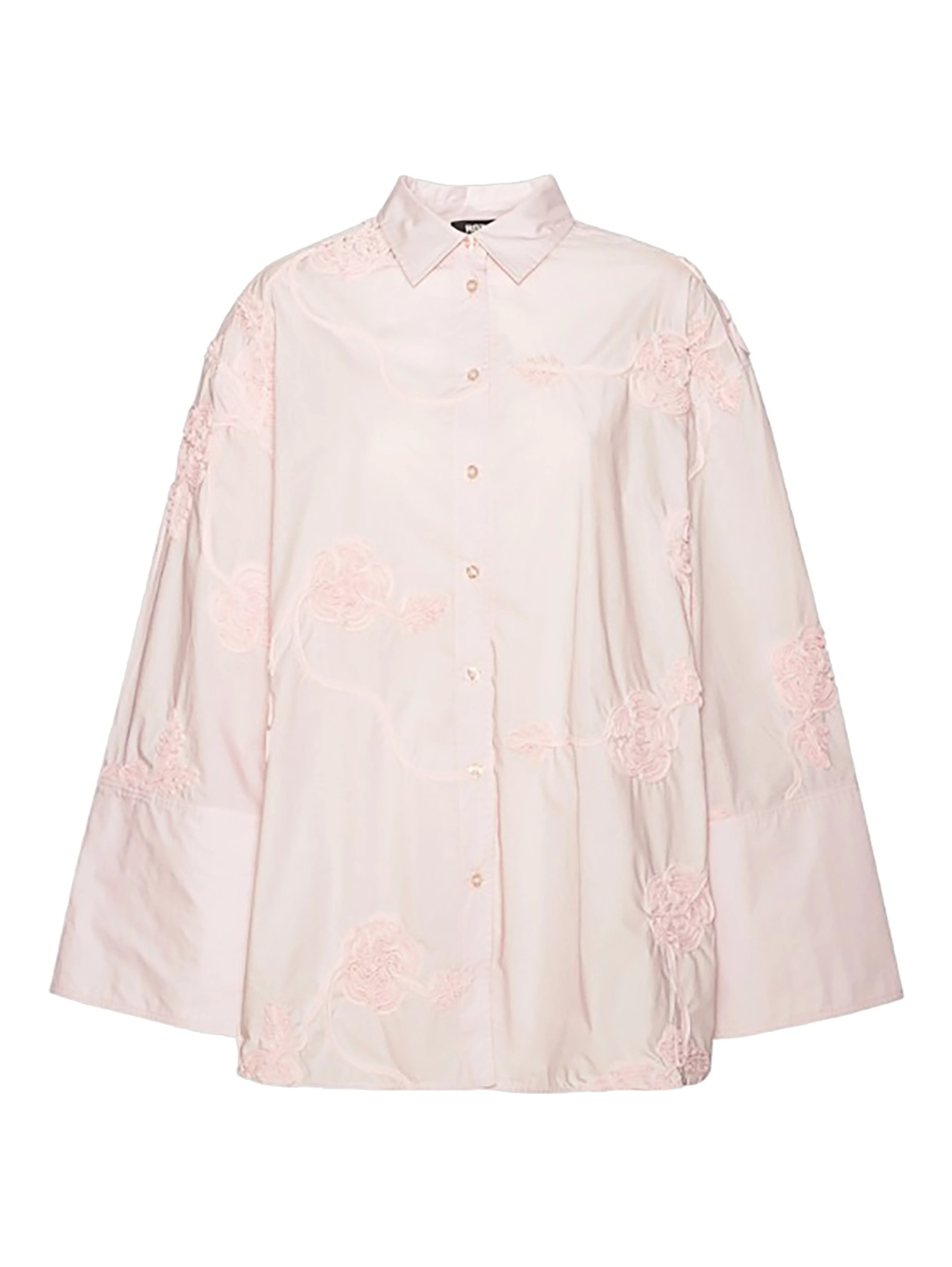 OVERSIZED SHIRT WITH FLORAL DETAILS