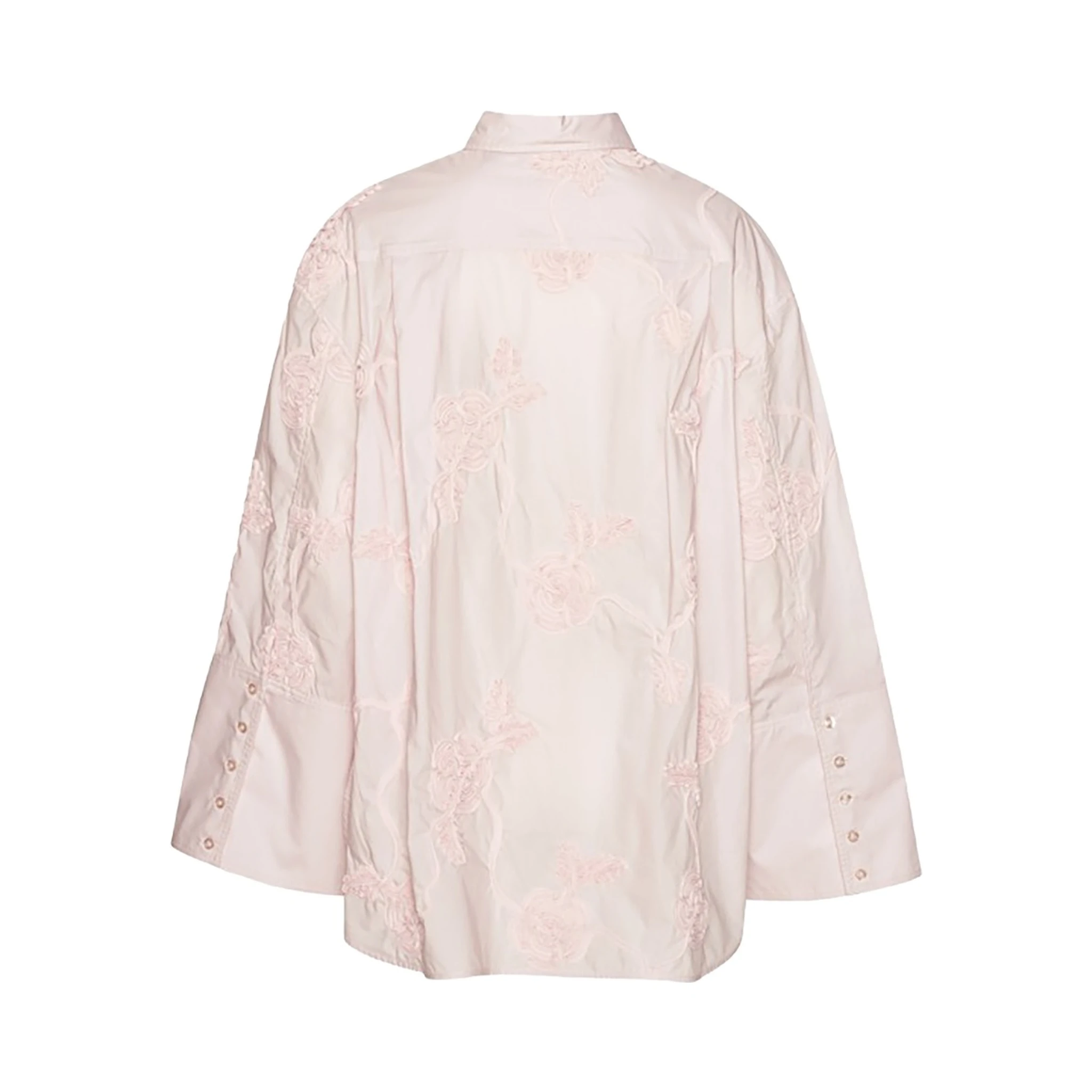 OVERSIZED SHIRT WITH FLORAL DETAILS