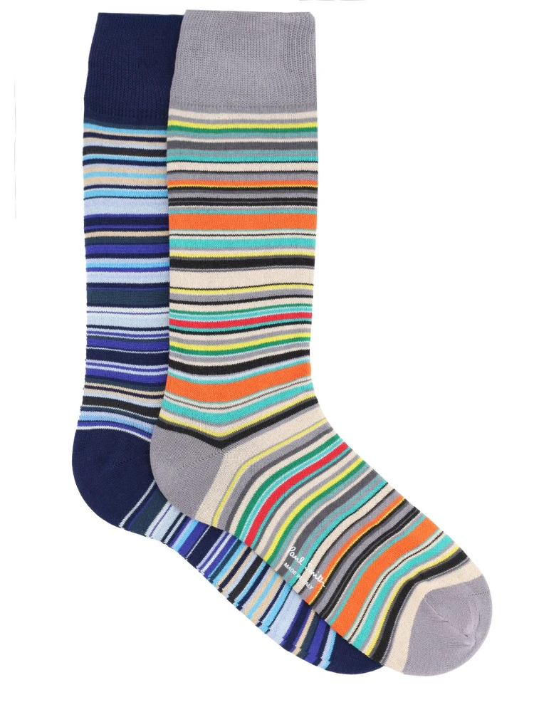 2-PACK STRIPED SOCKS