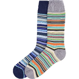 2-PACK STRIPED SOCKS