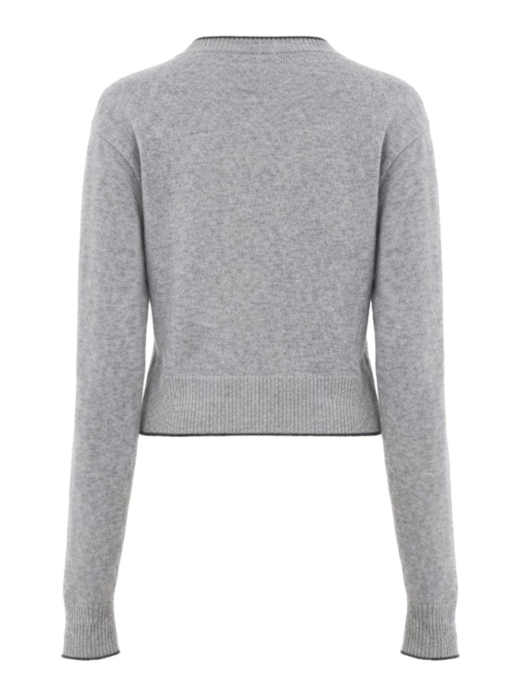 FITTED CARDIGAN WITH LOGO alternative
