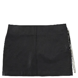 LEATHER MINISKIRT