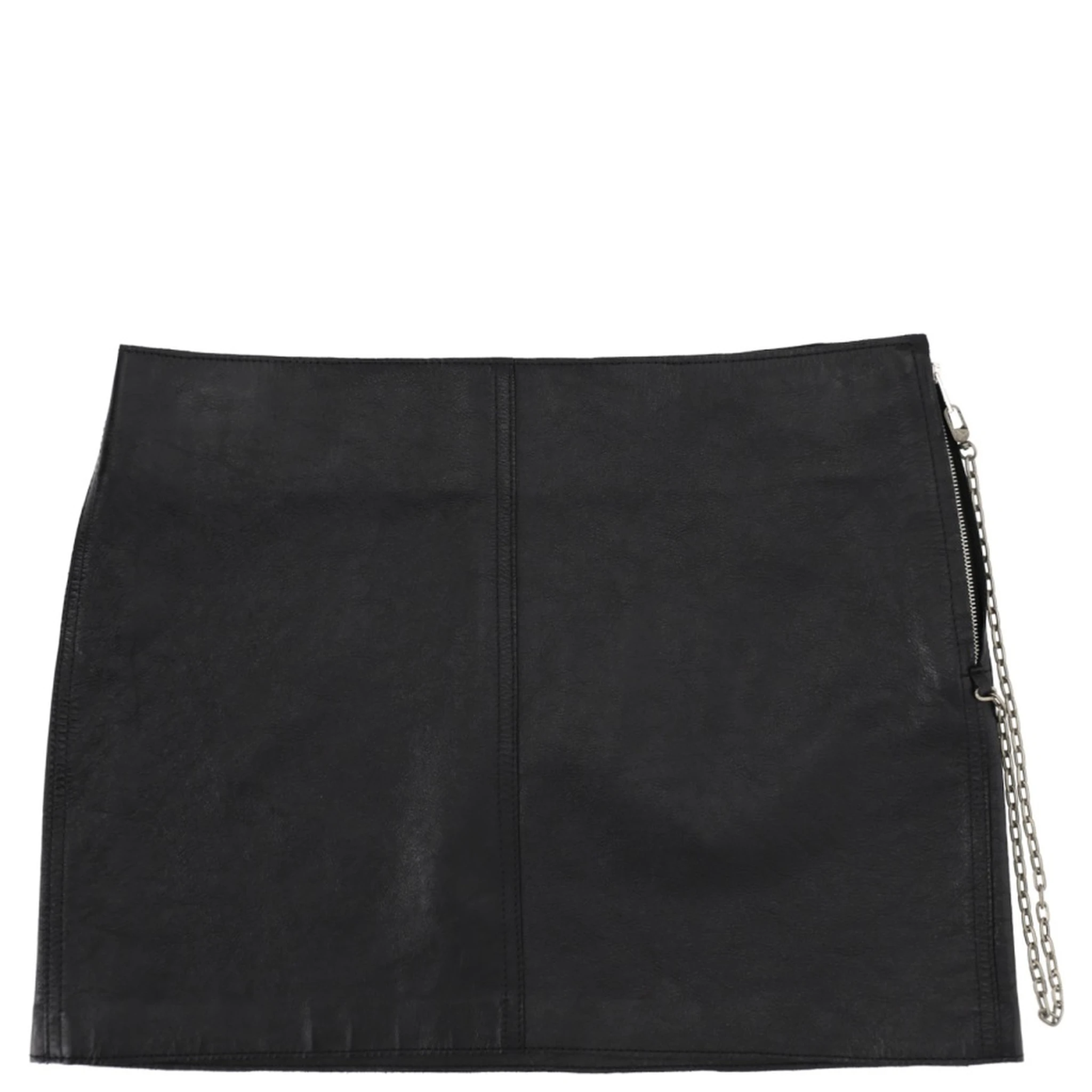 LEATHER MINISKIRT