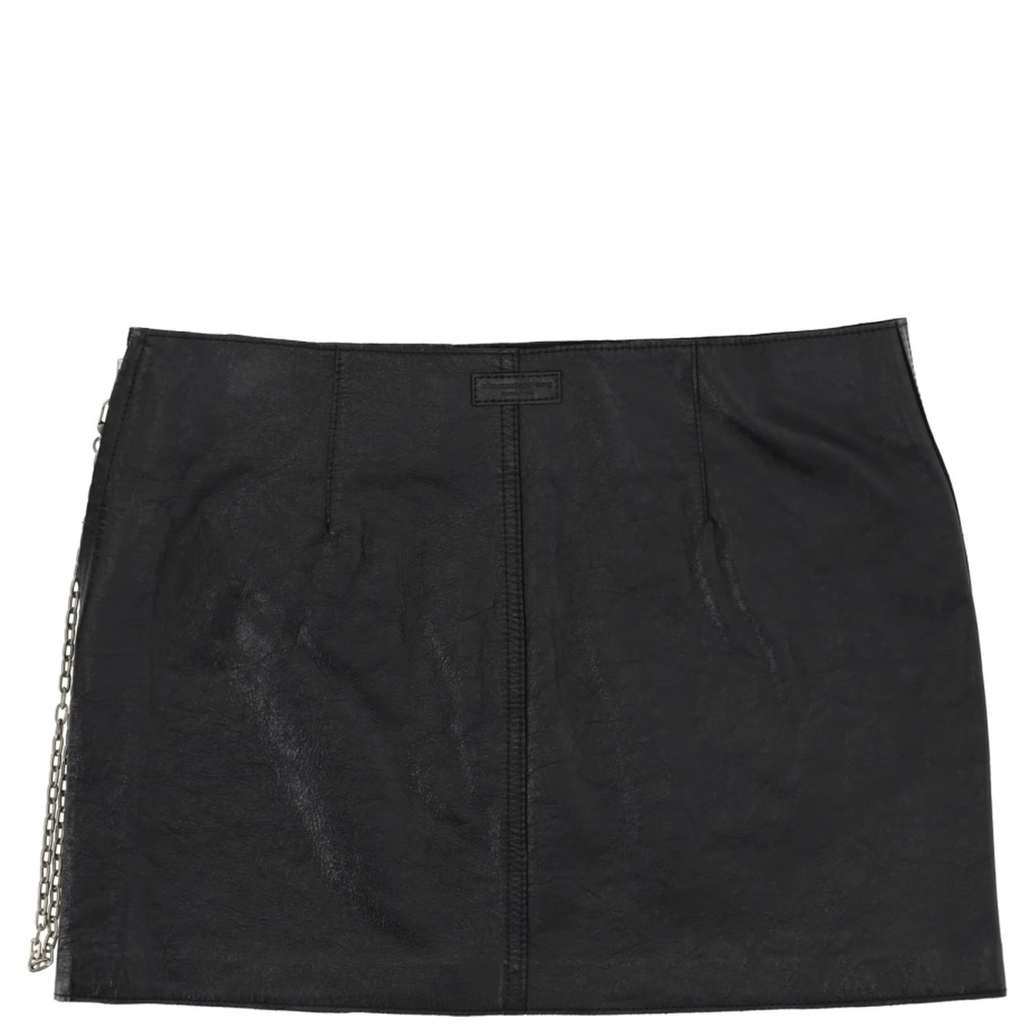LEATHER MINISKIRT