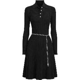 polo shirt dress with belt