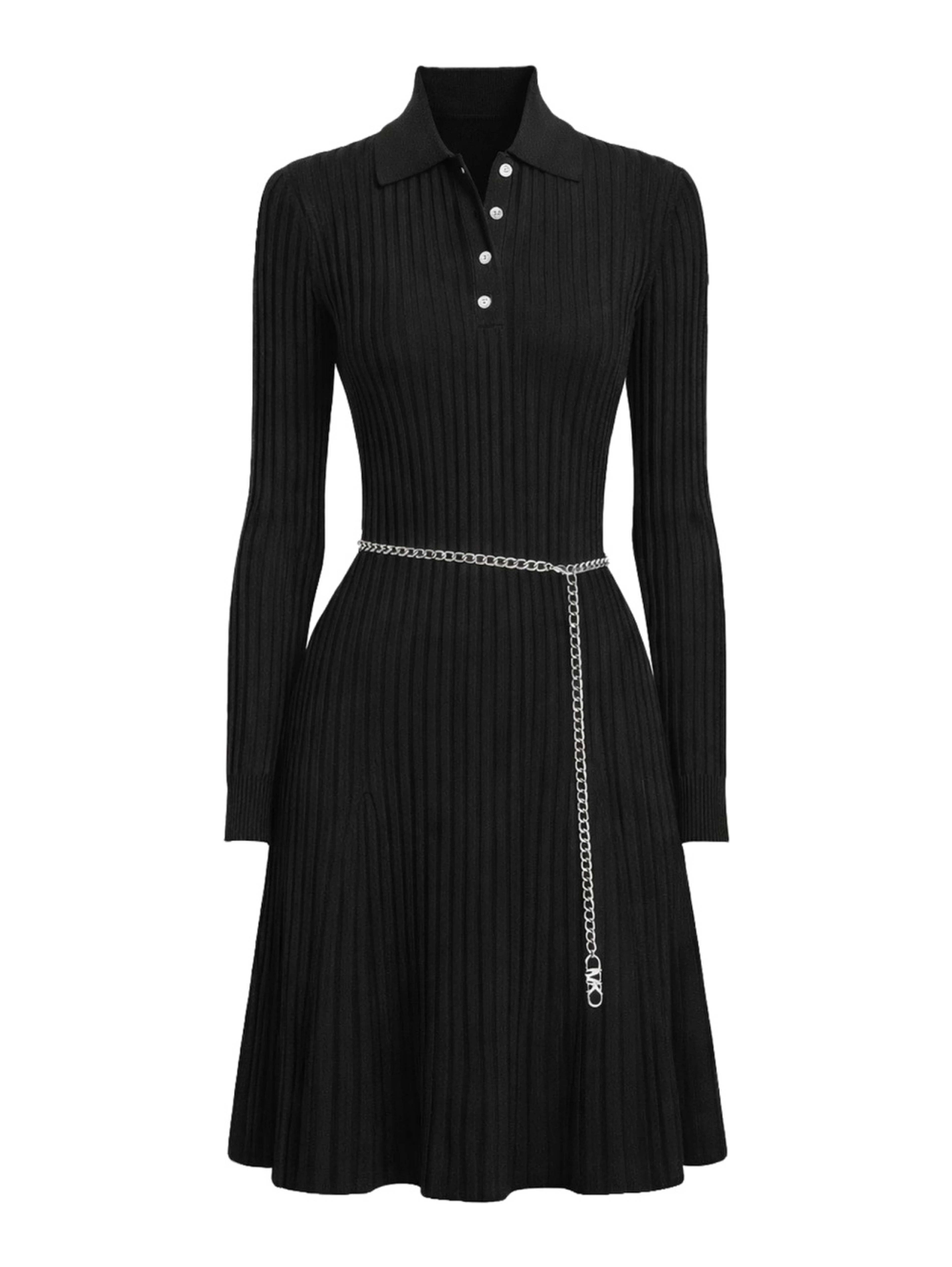 polo shirt dress with belt