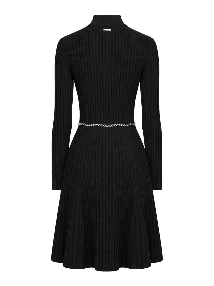 polo shirt dress with belt