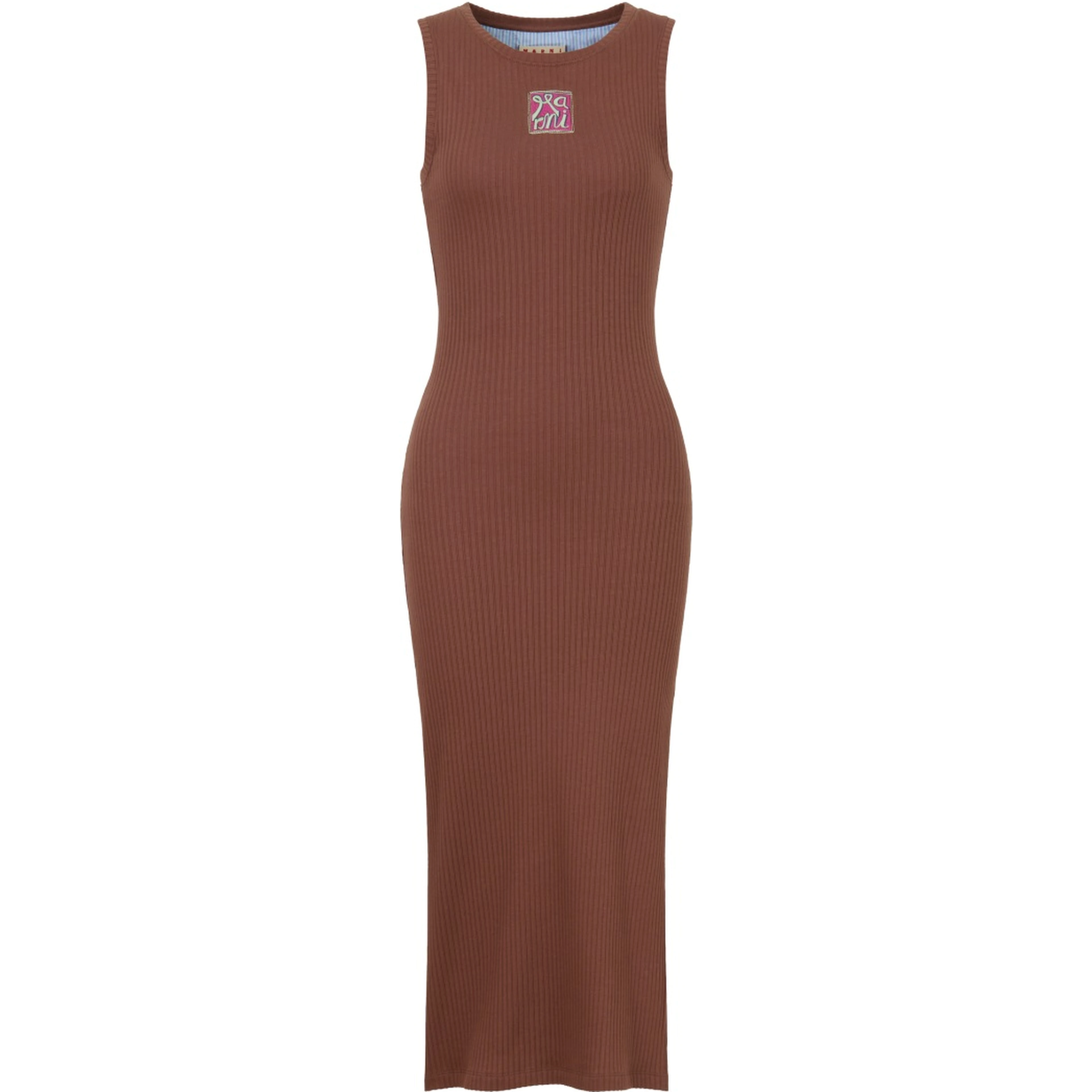"MARNI FRAME" LOGO MIDI DRESS