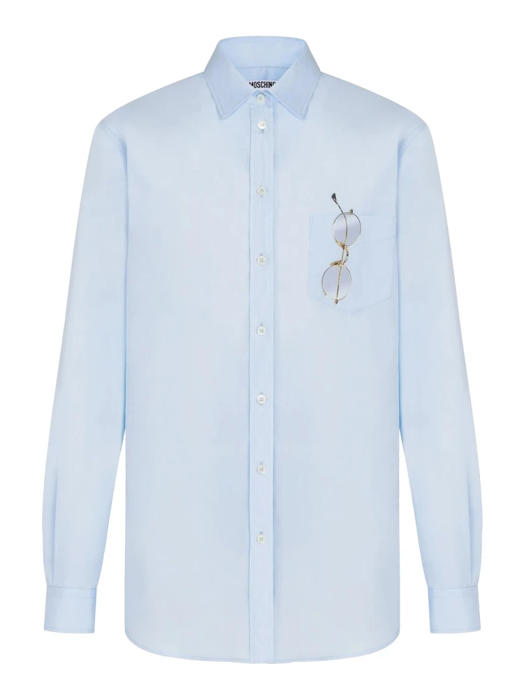 PRINTED COTTON POPLIN SHIRT