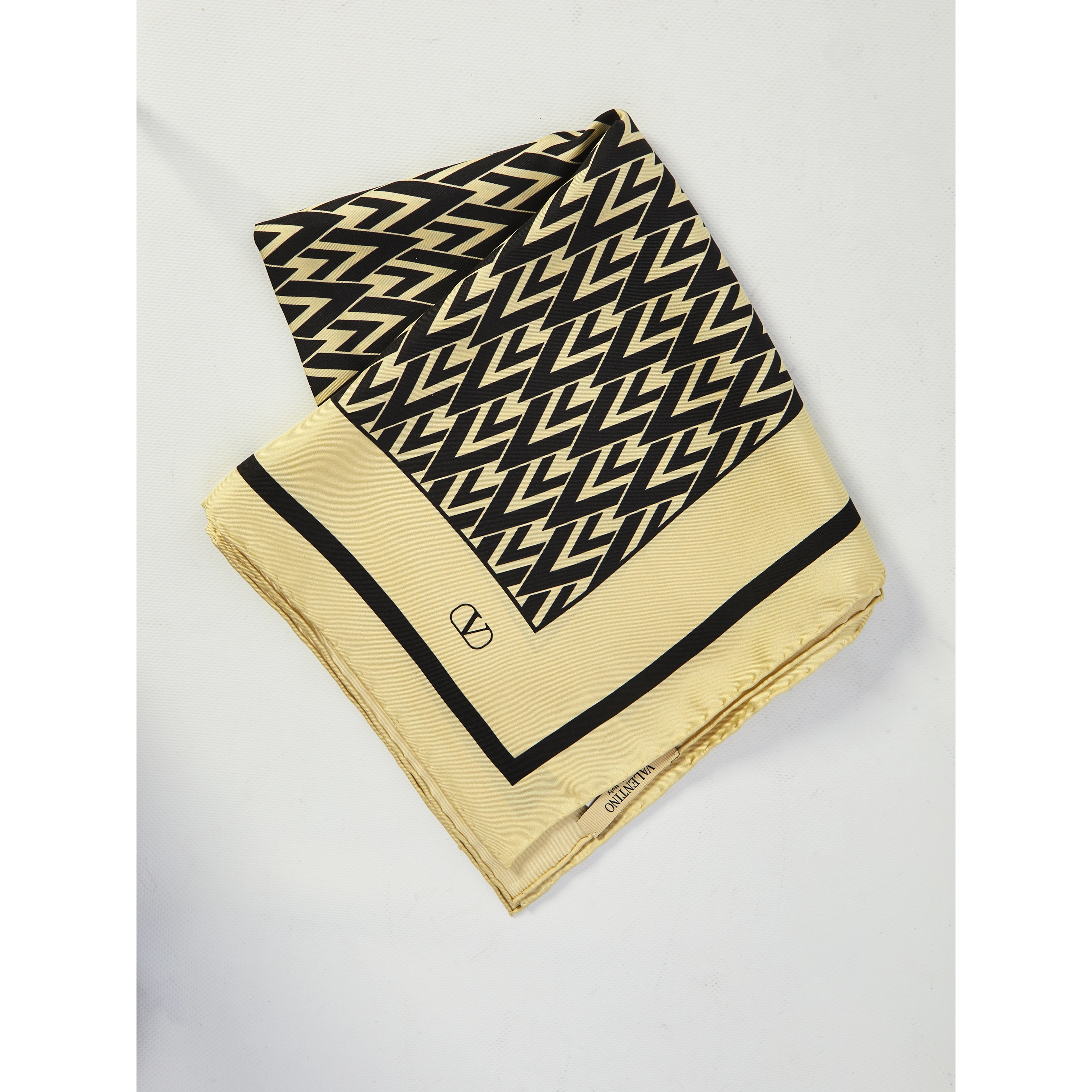 Printed silk scarf