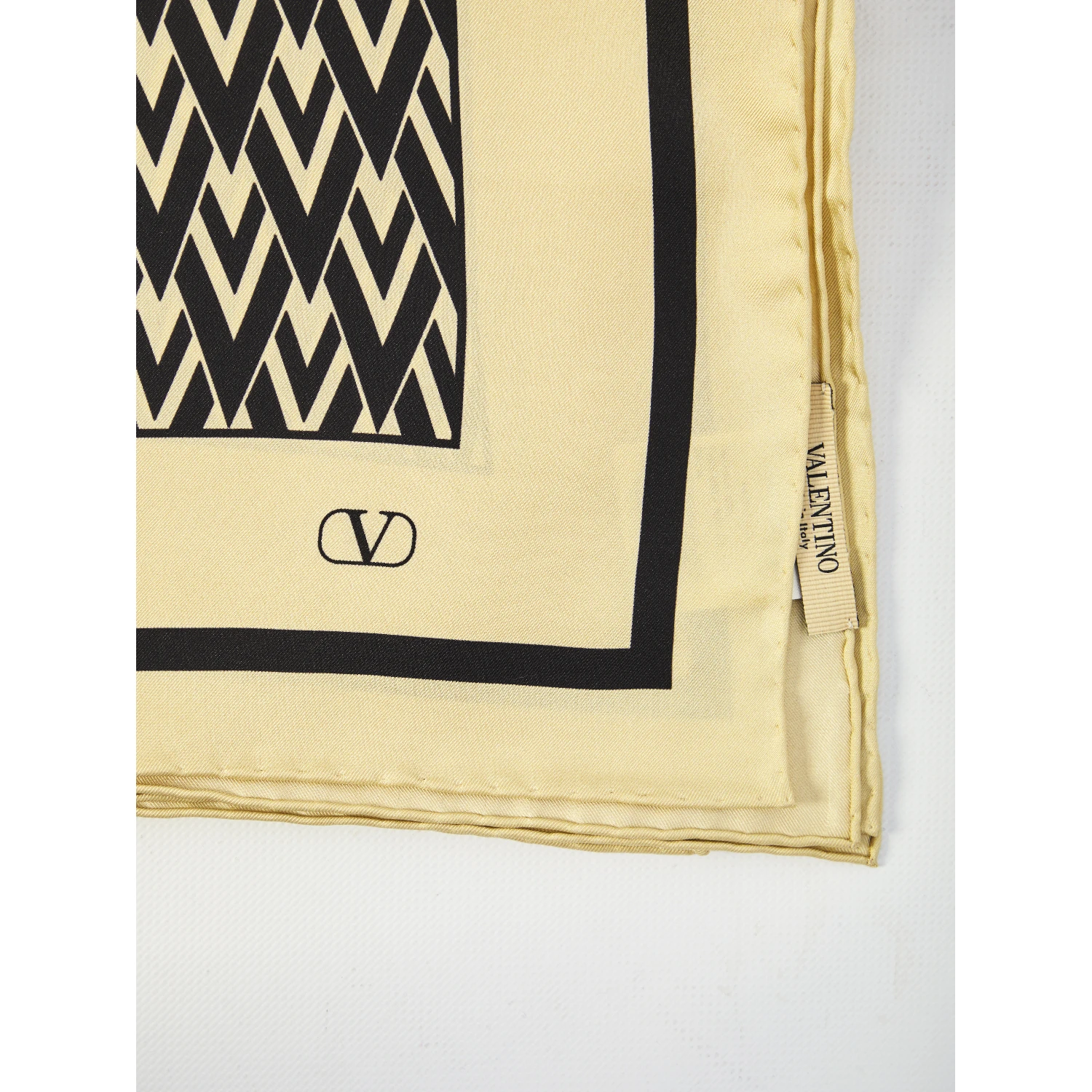 Printed silk scarf