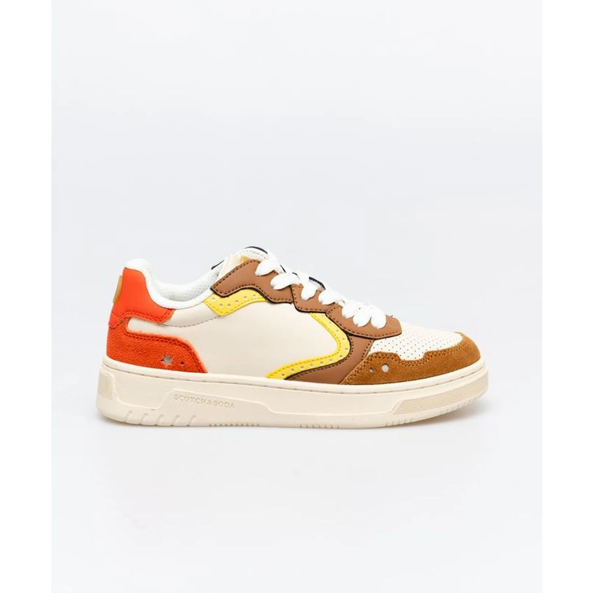 Multicolor Cowhide Low Top Sneakers