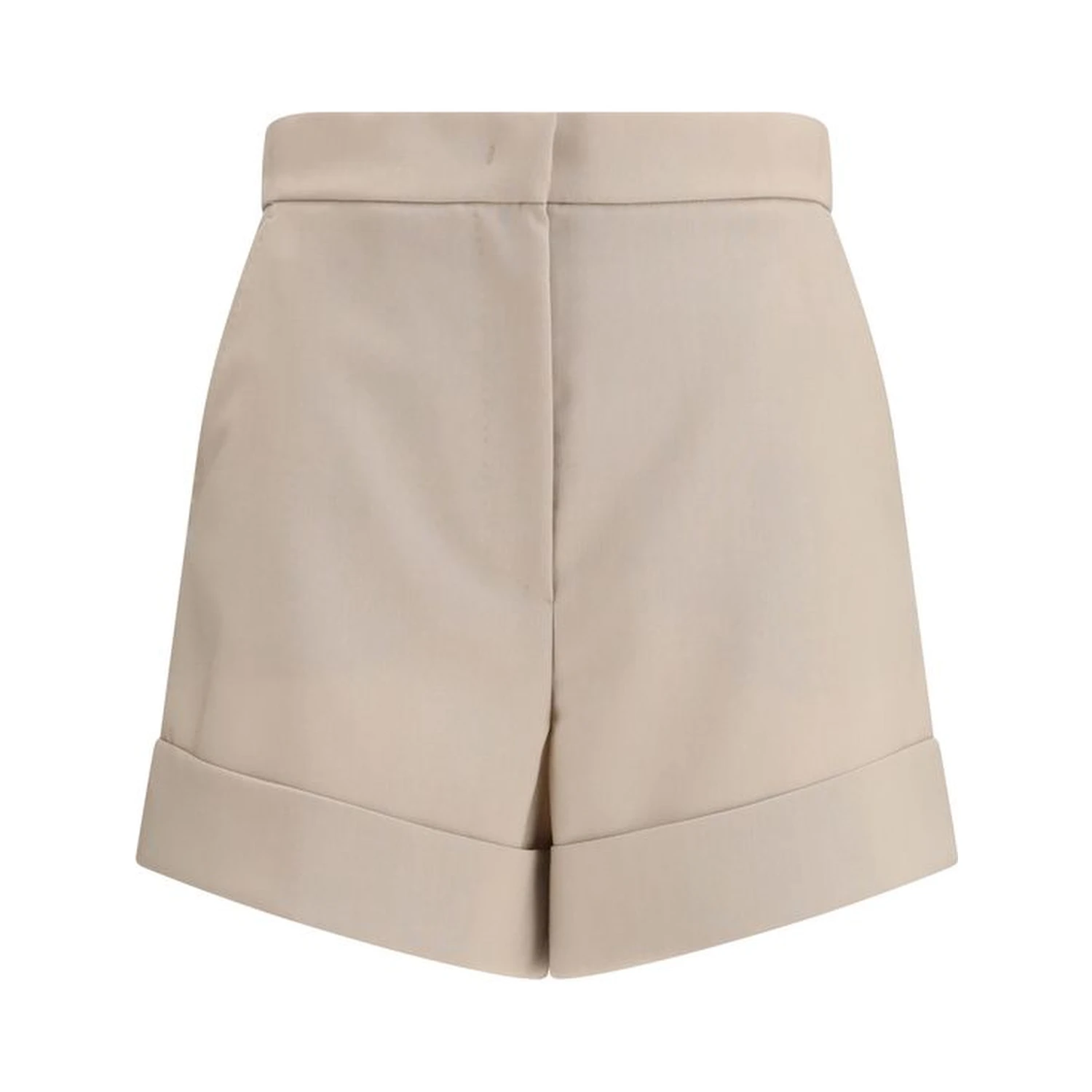 Bicolor Fleece Wool Short And Mini Shorts
