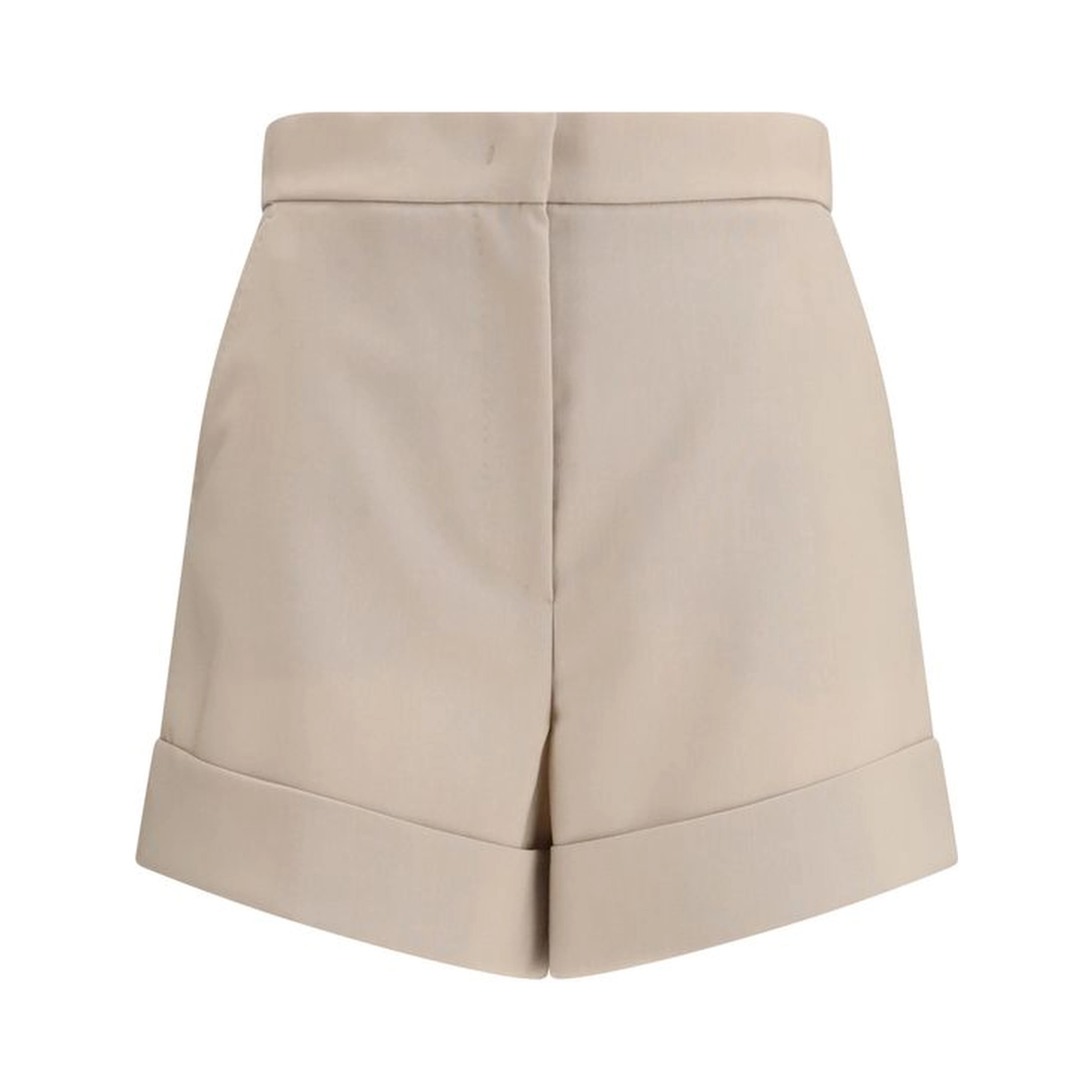 Bicolor Fleece Wool Short And Mini Shorts