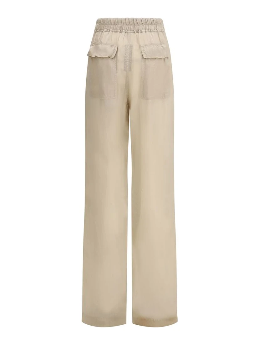 Beige Copper Casual Pants