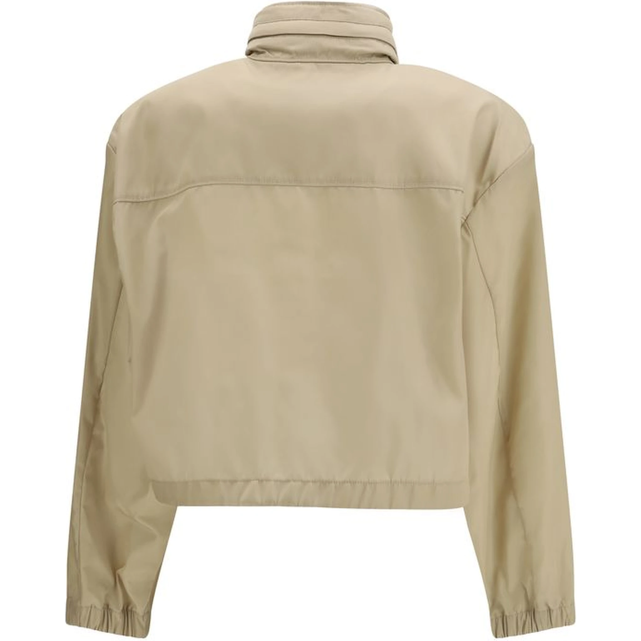 Beige Recycled Polyamide Shell Jacket