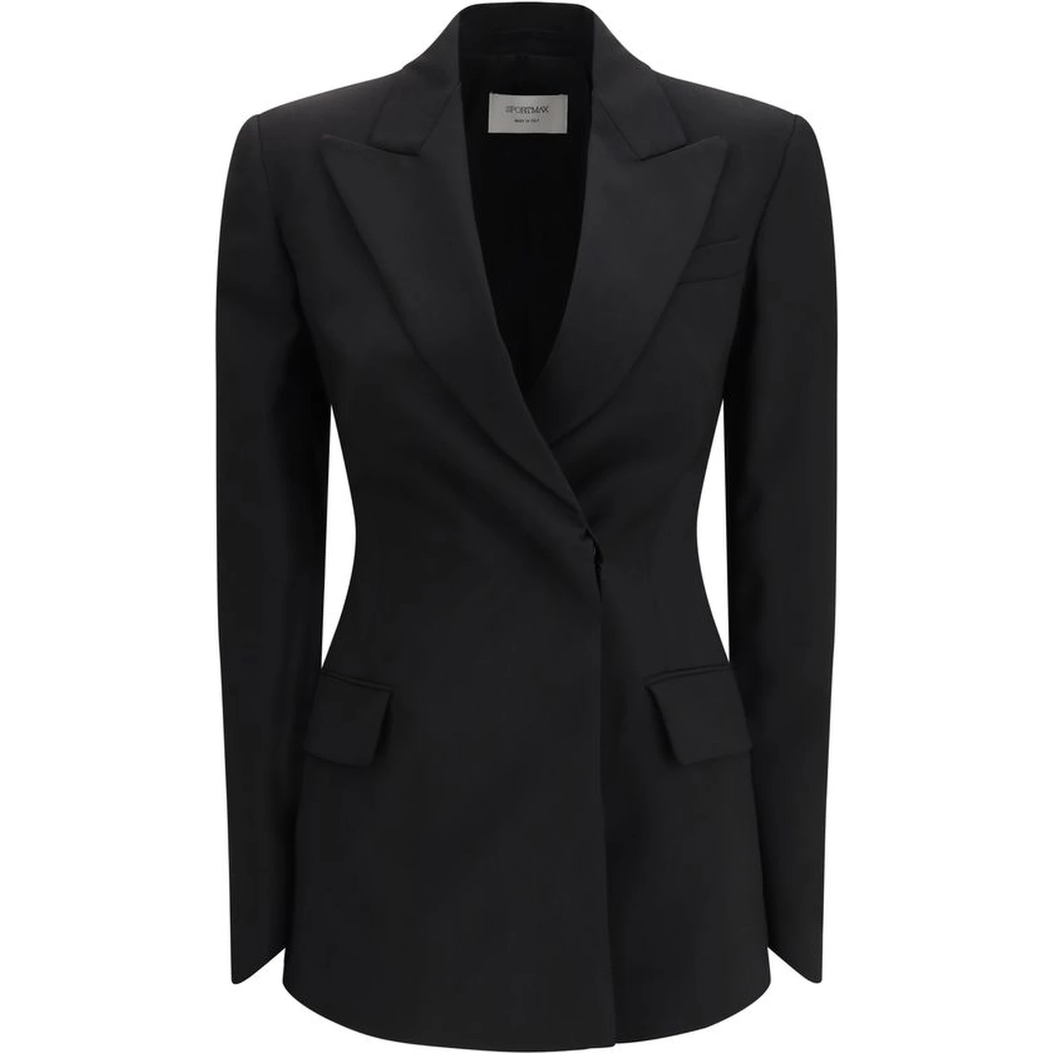 Black Fleece Wool Blazer