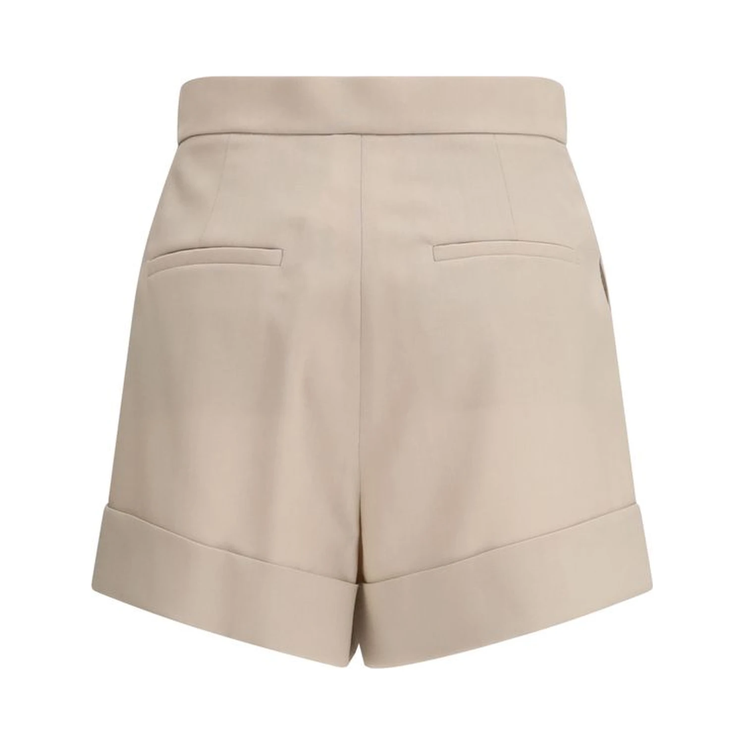 Bicolor Fleece Wool Short And Mini Shorts