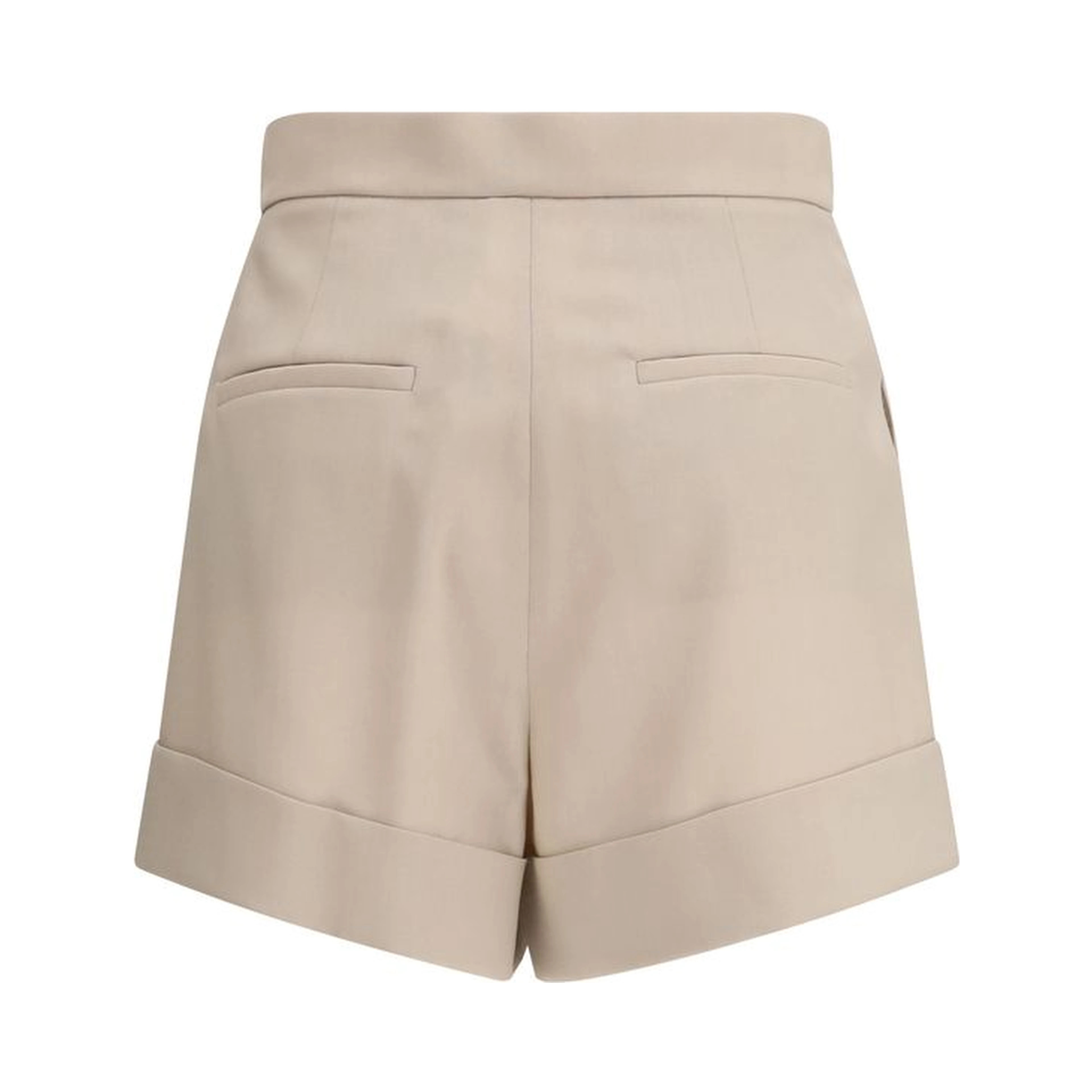 Bicolor Fleece Wool Short And Mini Shorts