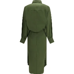 Bicolor Cotton Casual Dress