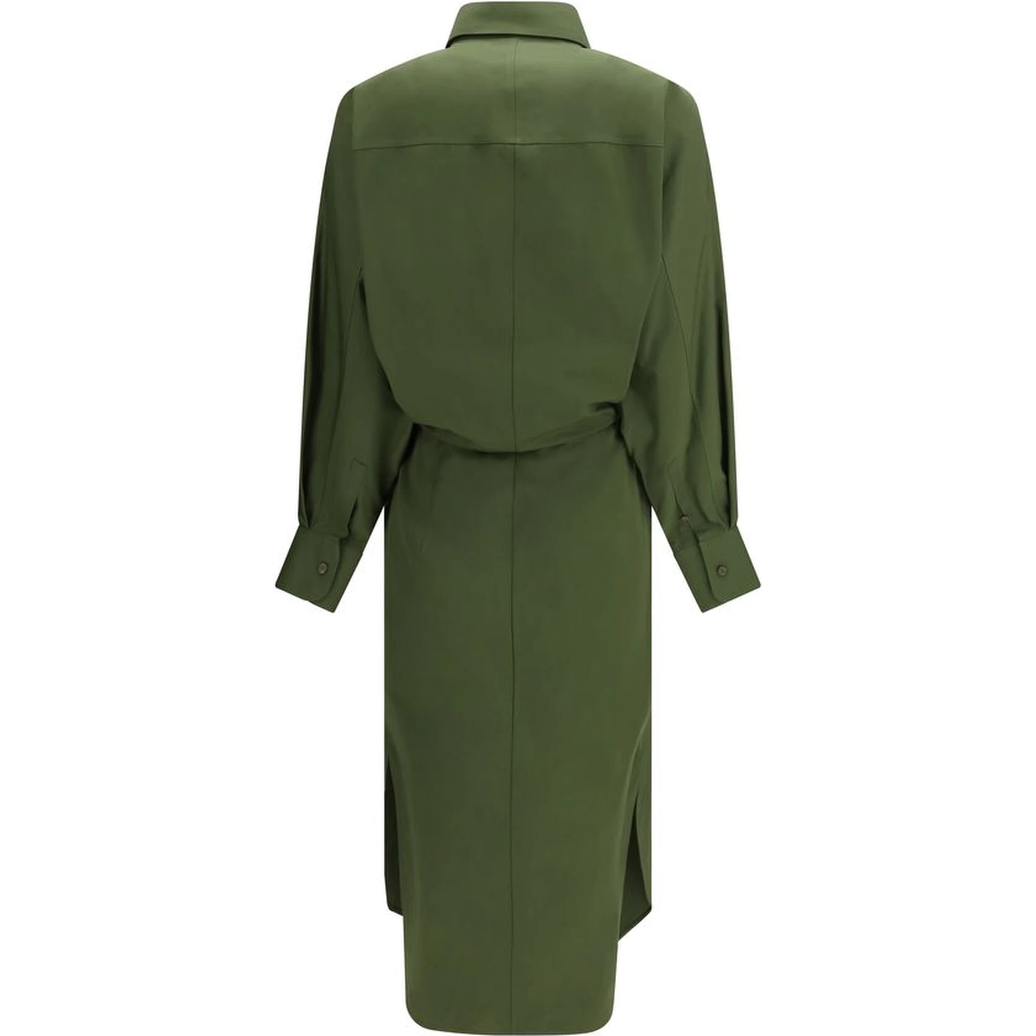 Bicolor Cotton Casual Dress