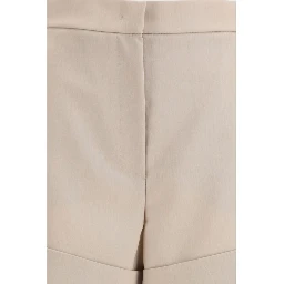 Bicolor Fleece Wool Short And Mini Shorts