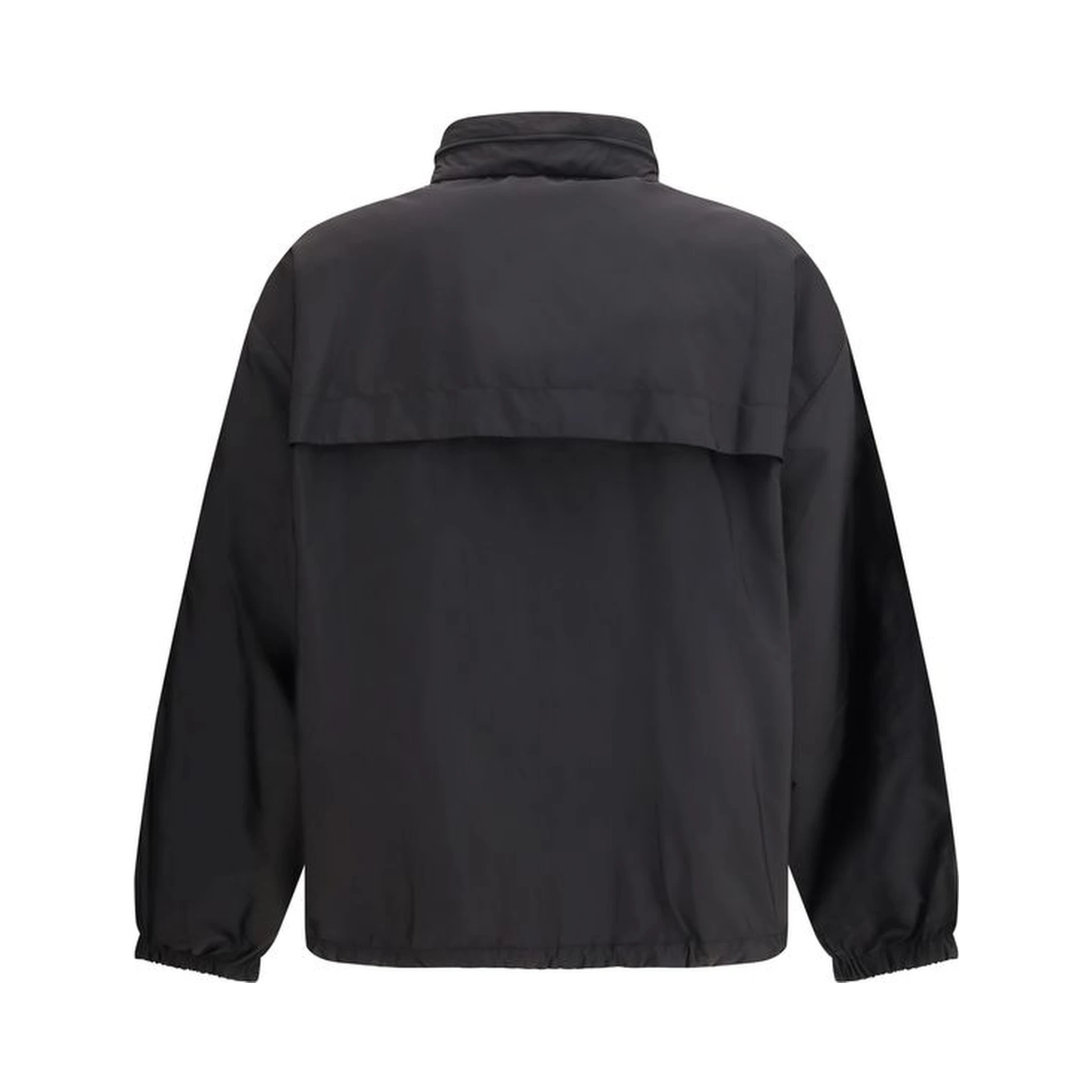 سترة خارجية سوداء من البولياميد