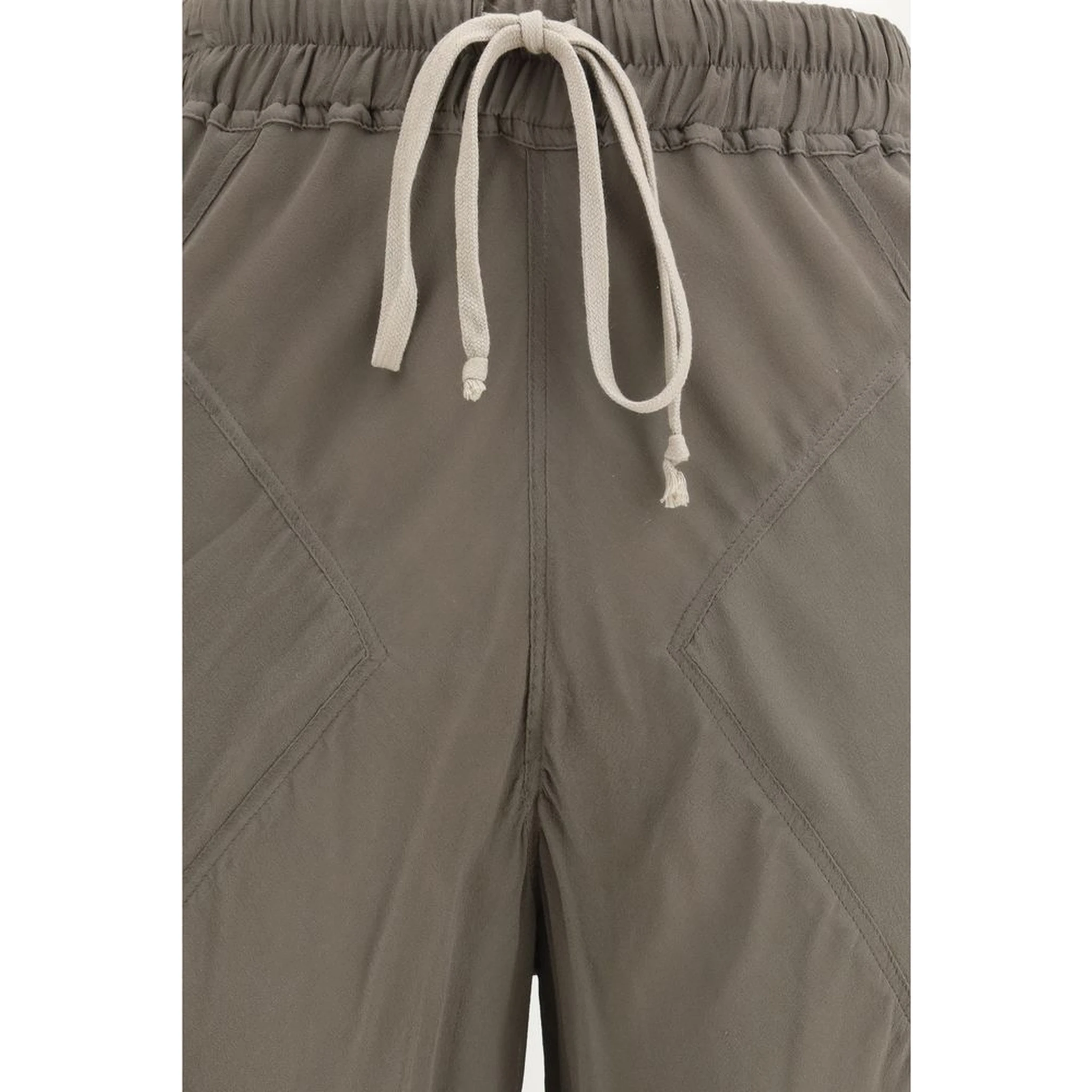 Brown Silk Casual Pants