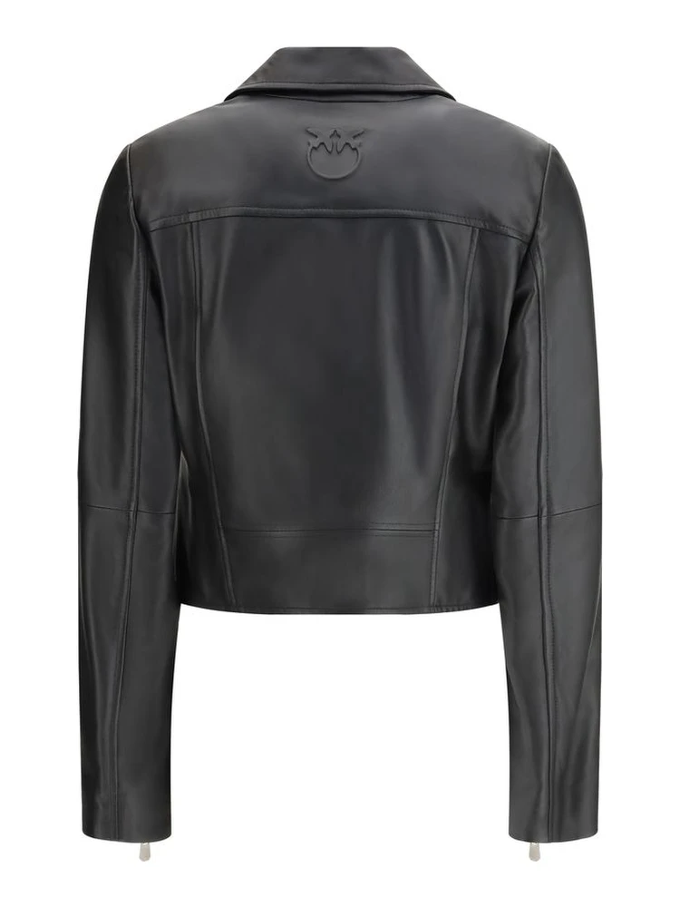 جاكيت جلد أسود alternative