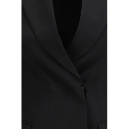 Black Fleece Wool Blazer