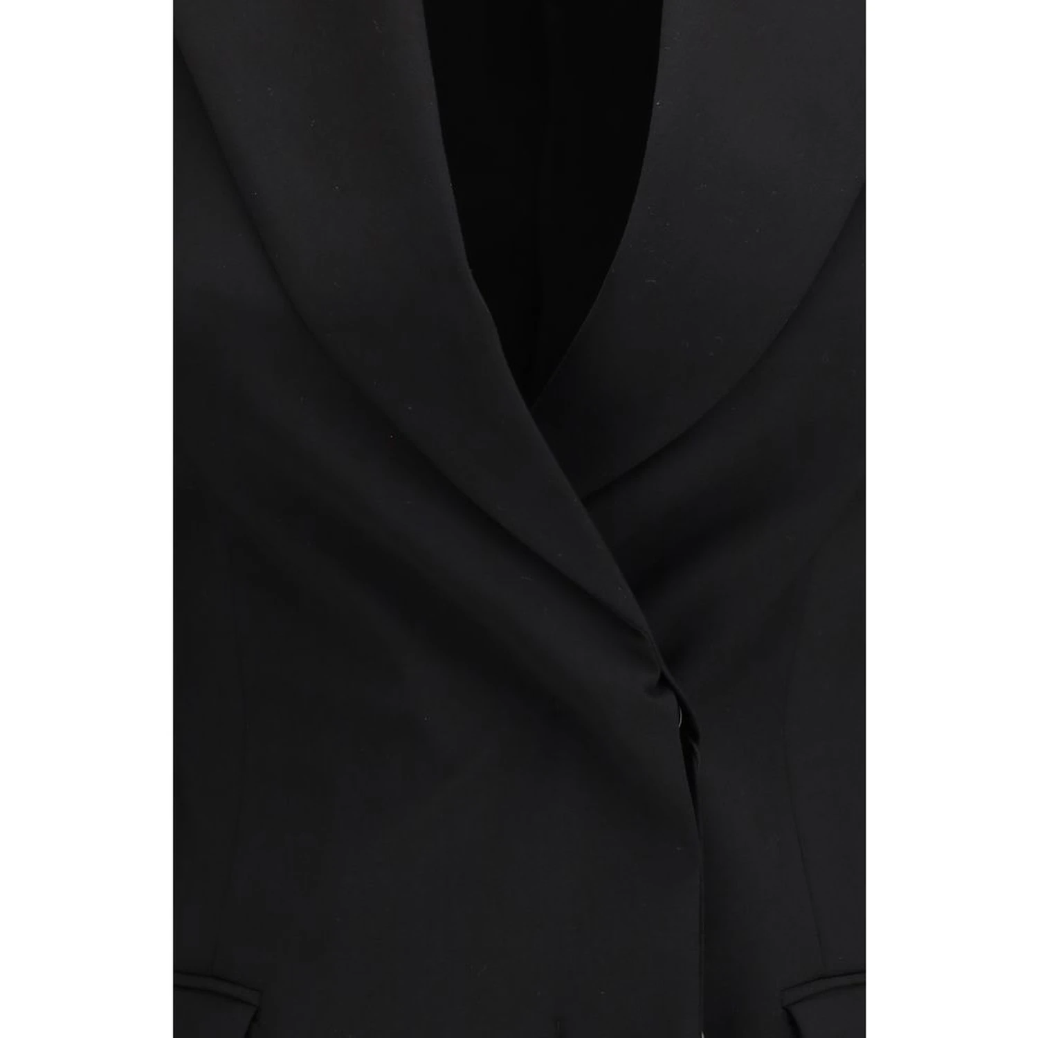 Black Fleece Wool Blazer