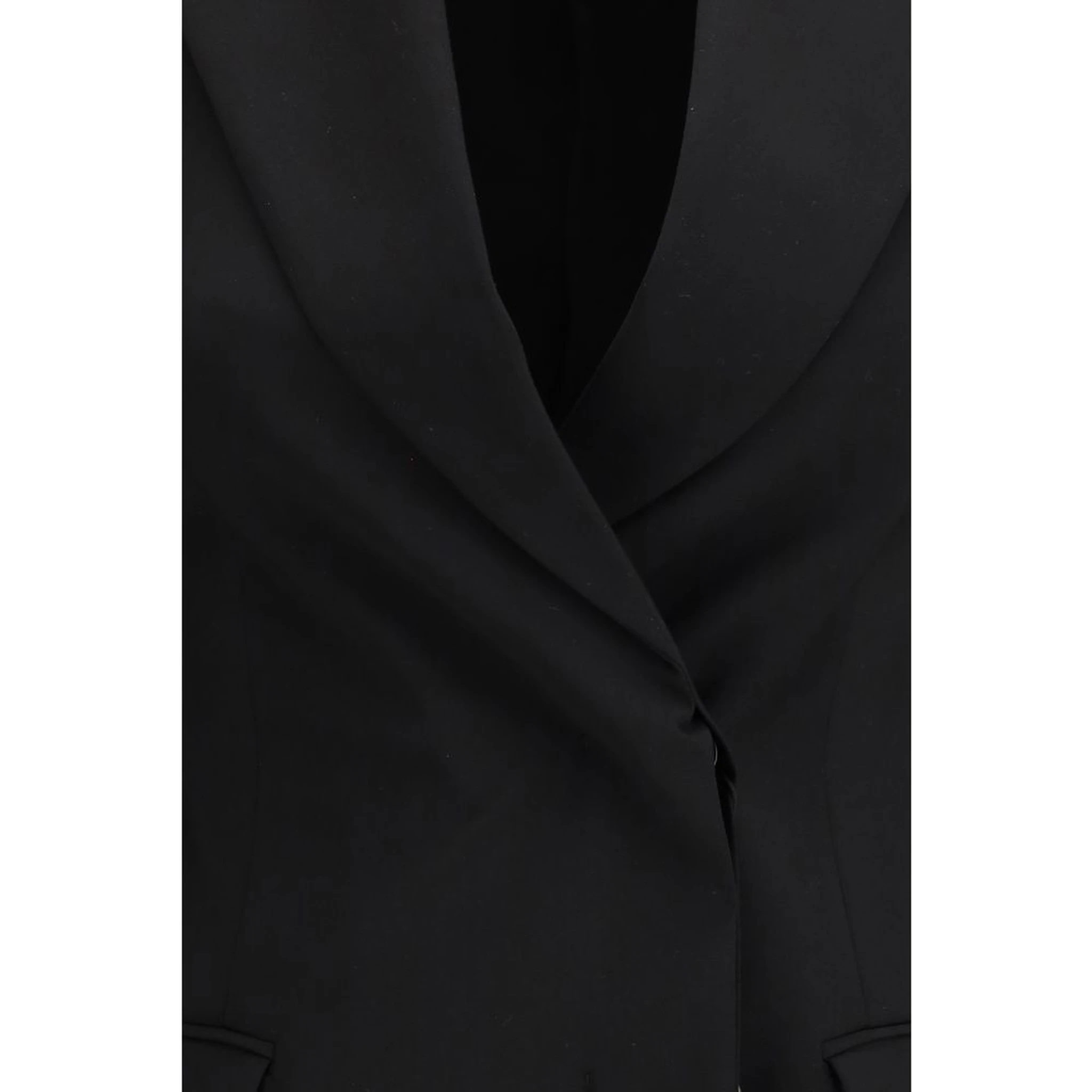Black Fleece Wool Blazer