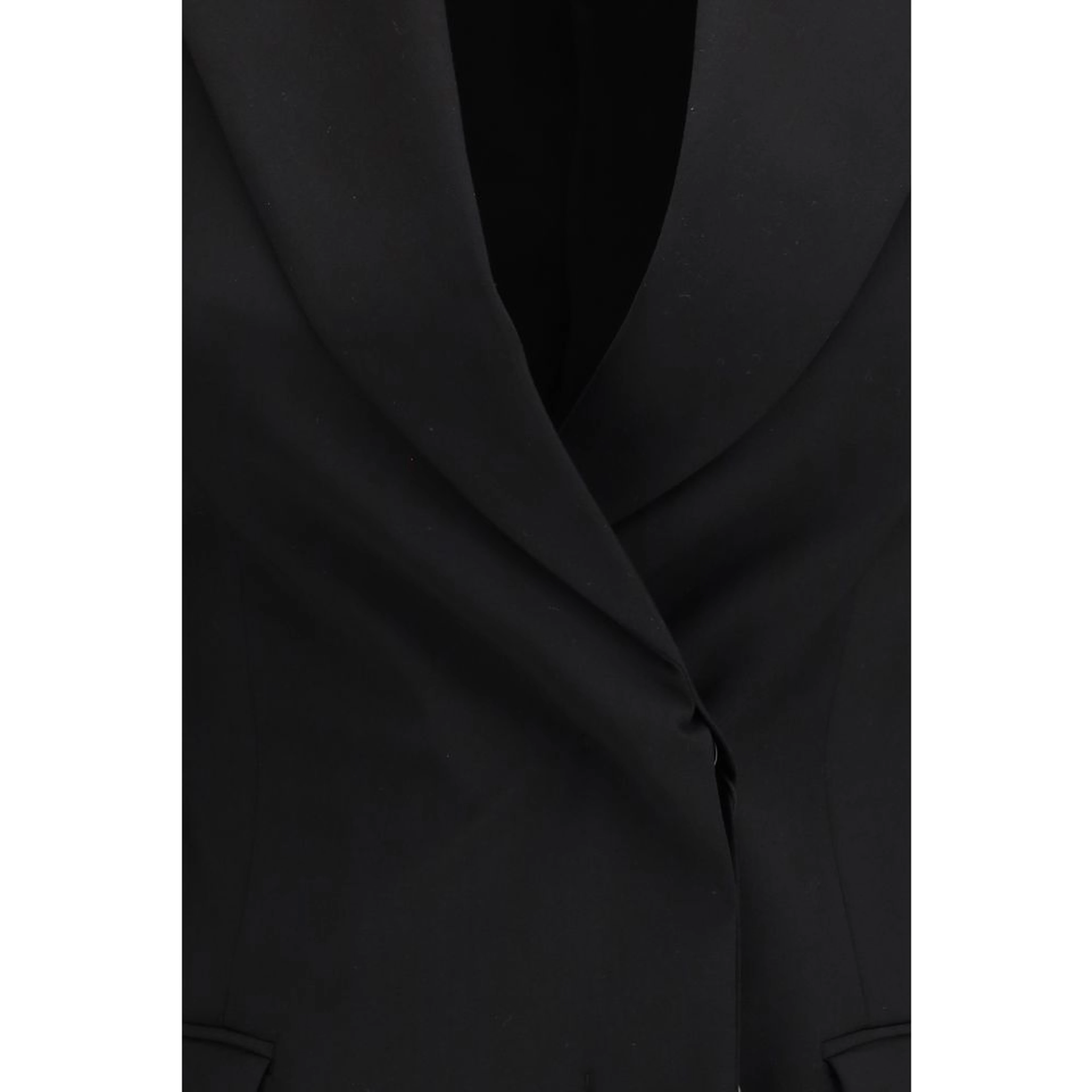 Black Fleece Wool Blazer