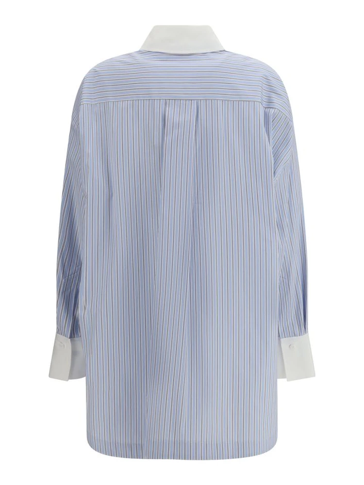 Blue Cotton Pattern Shirt alternative