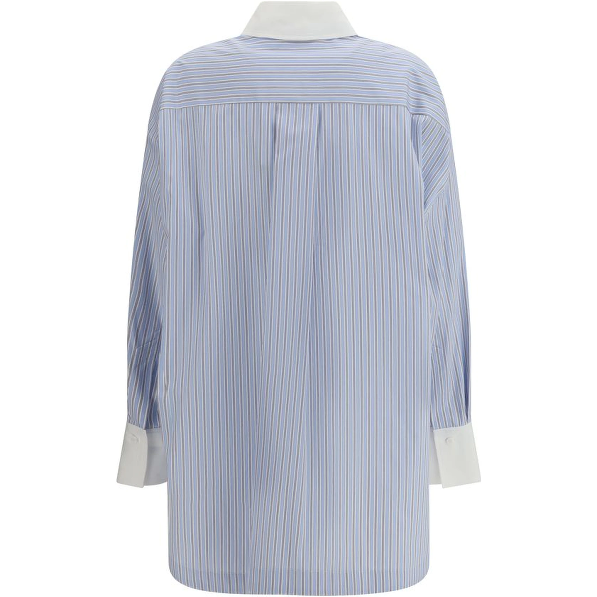 Blue Cotton Pattern Shirt