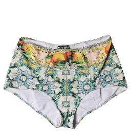 Multicolor Sicily High Waist Bikini Bottom Swimwear
