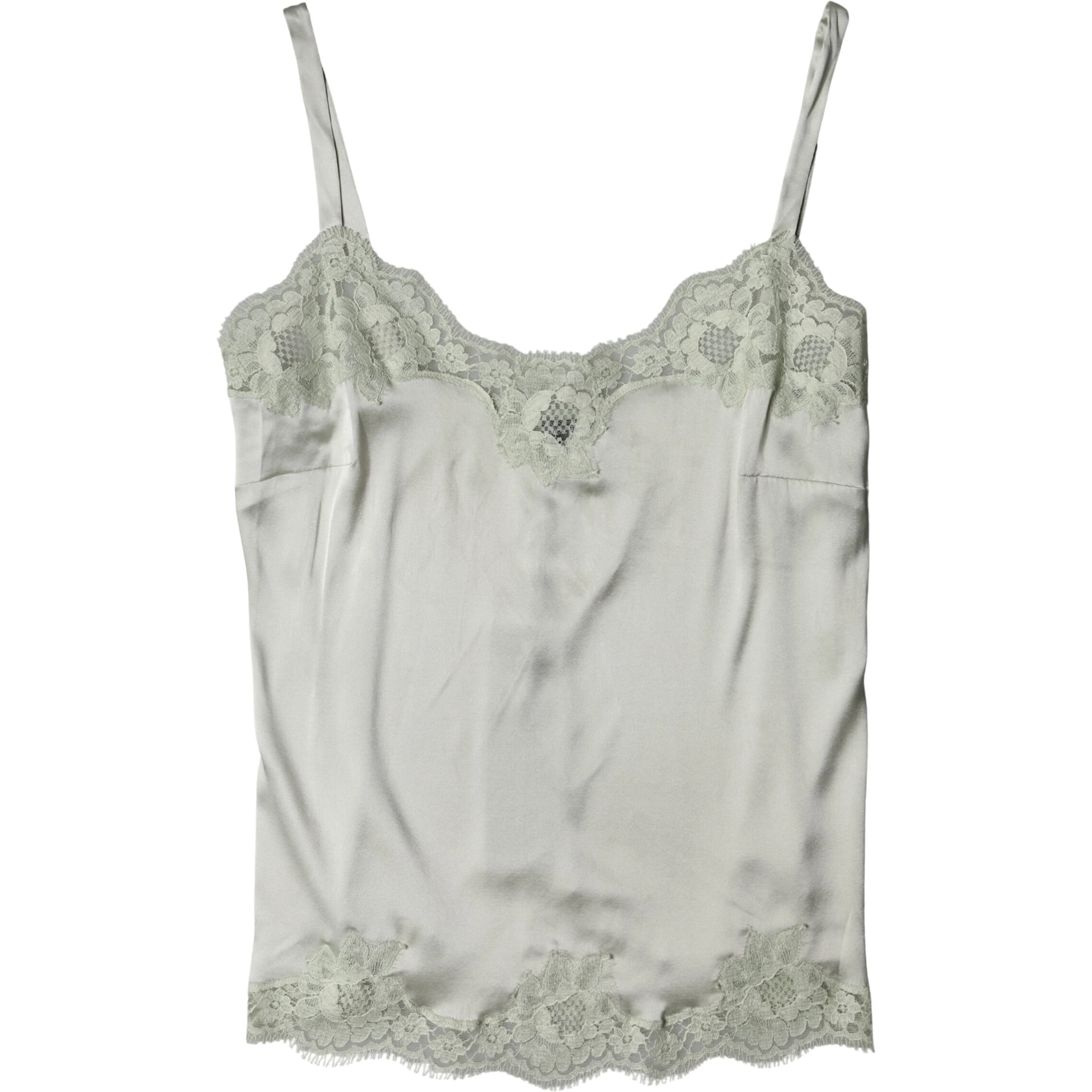 Light Green Floral Lace Lingerie Top Underwear