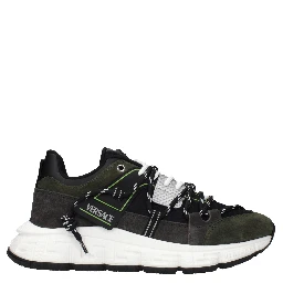 Gray Leather Sneakers