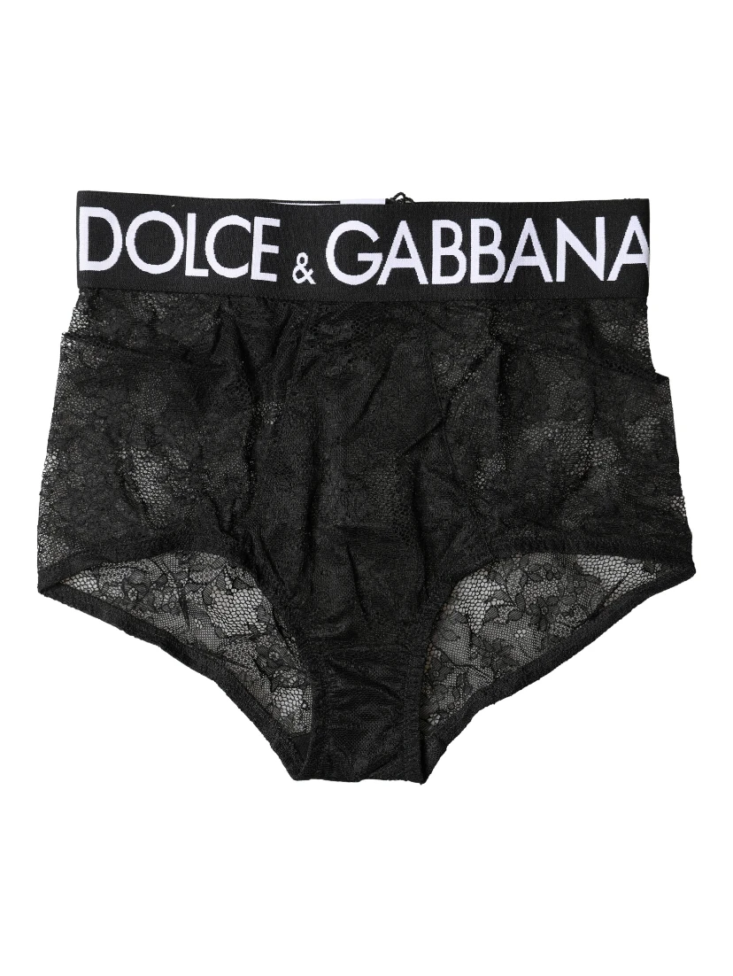 Black Logo Girdle High Waist Panty Underwear