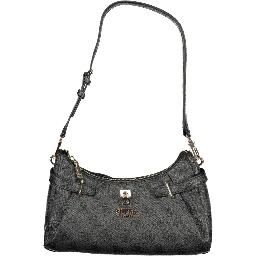 Nero Polyurethane Women Handbag