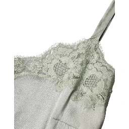 Light Green Floral Lace Lingerie Top Underwear