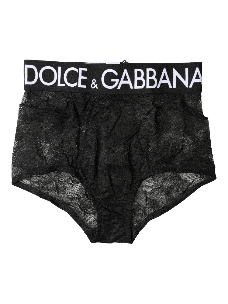 Black Logo Girdle High Waist Panty Underwear alternative