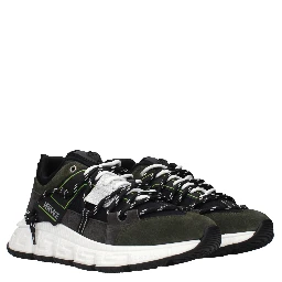 Gray Leather Sneakers