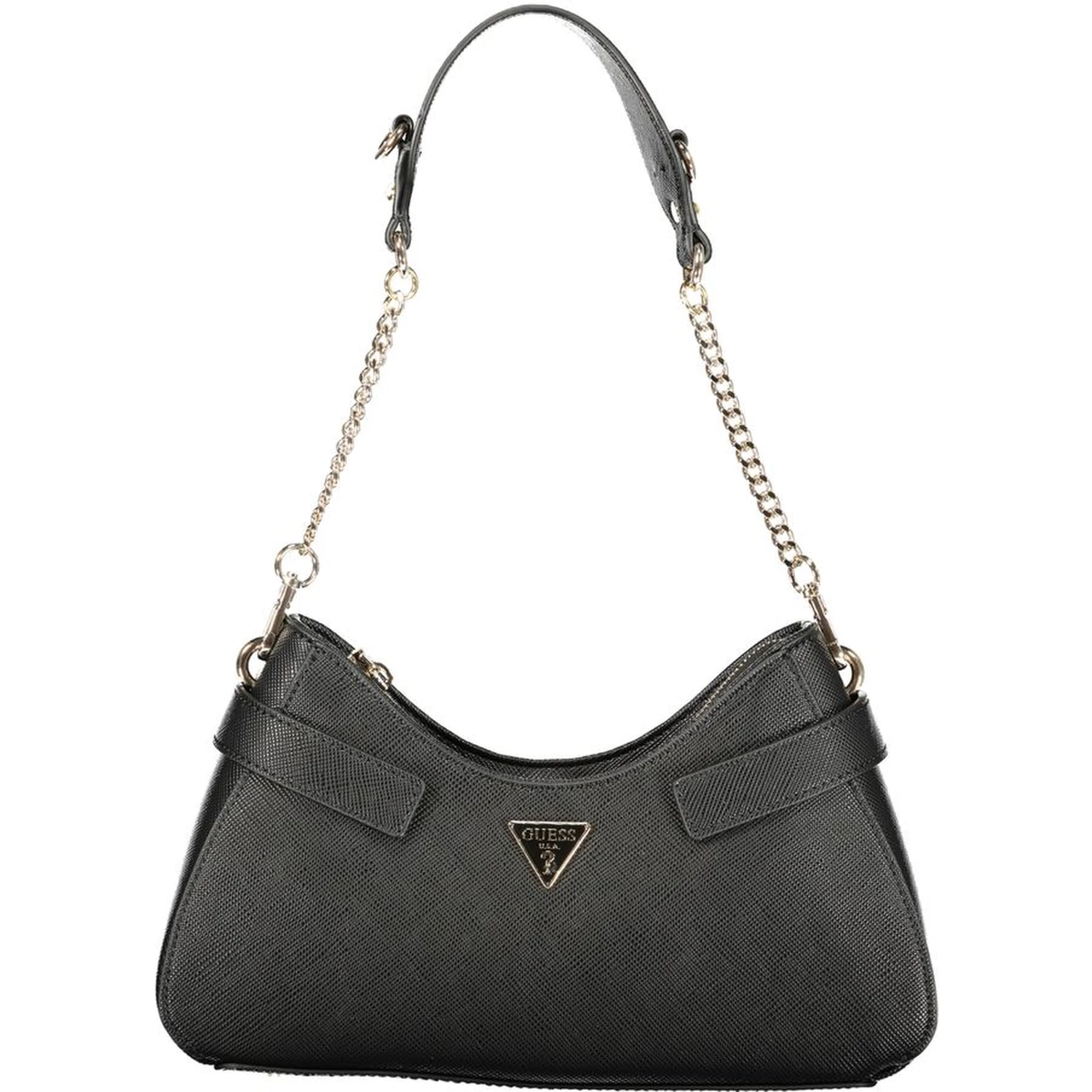 Black Polyurethane Women's Handbag