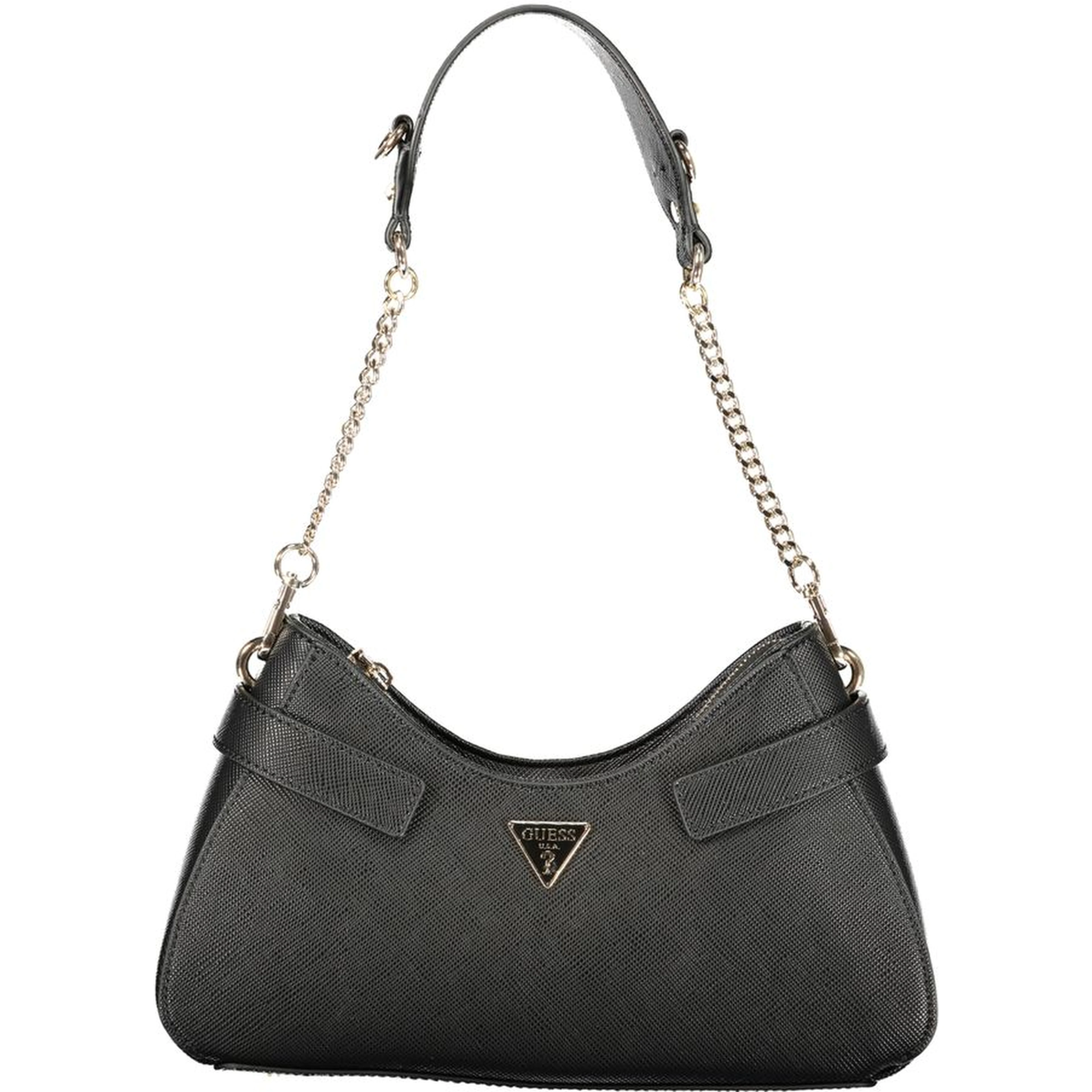 Black Polyurethane Women's Handbag