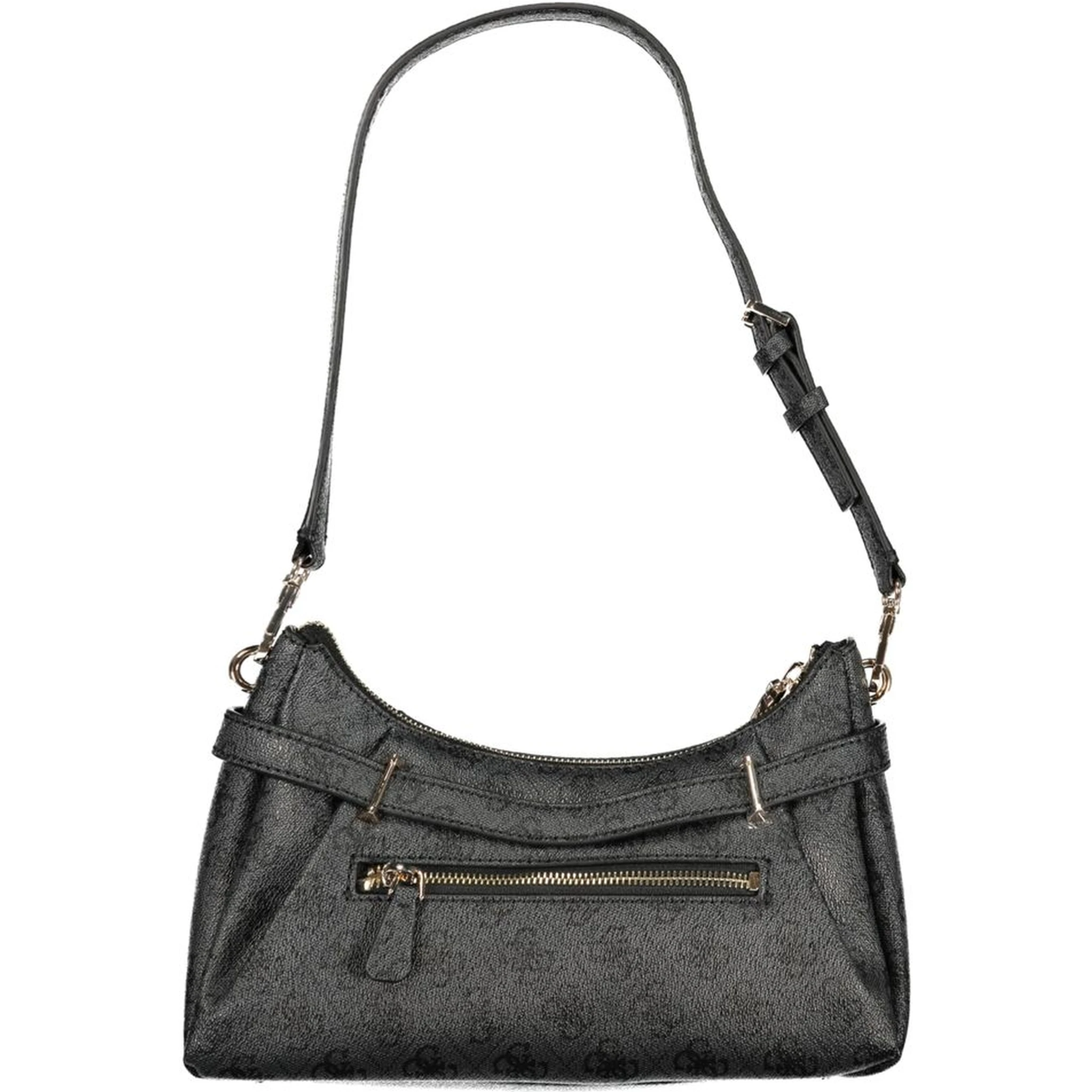 Nero Polyurethane Women Handbag